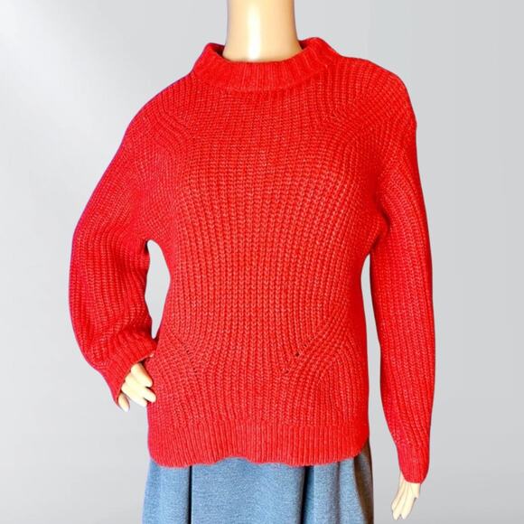 Nine West Chunky Knit Mock Neck Sweater - Picture 1 of 3